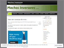 Tablet Screenshot of minversores.wordpress.com