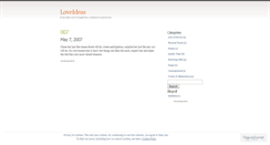 Desktop Screenshot of loveideas.wordpress.com