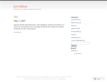 Tablet Screenshot of loveideas.wordpress.com