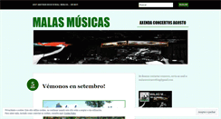 Desktop Screenshot of malasmusicas.wordpress.com