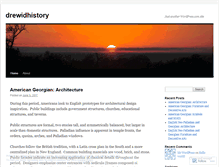 Tablet Screenshot of drewidhistory.wordpress.com
