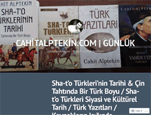 Tablet Screenshot of cahitalptekin.wordpress.com