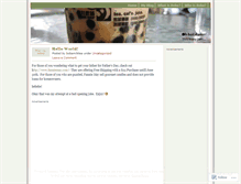 Tablet Screenshot of bobamilktea.wordpress.com