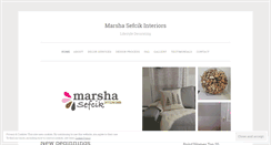 Desktop Screenshot of marshasefcikinteriors.wordpress.com