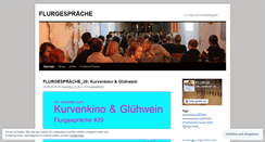 Desktop Screenshot of flurgespraeche.wordpress.com