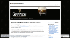 Desktop Screenshot of cervejariaguinness.wordpress.com