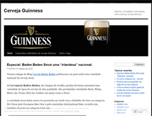 Tablet Screenshot of cervejariaguinness.wordpress.com