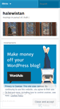 Mobile Screenshot of halewistan.wordpress.com