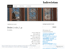 Tablet Screenshot of halewistan.wordpress.com