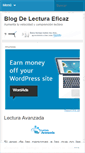 Mobile Screenshot of cursodelectura.wordpress.com