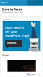 Mobile Screenshot of daveintexas.wordpress.com