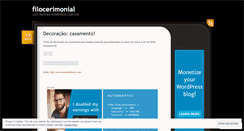 Desktop Screenshot of filocerimonial.wordpress.com