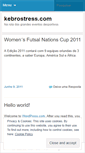 Mobile Screenshot of kebrostress.wordpress.com