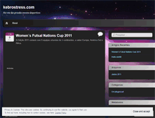 Tablet Screenshot of kebrostress.wordpress.com