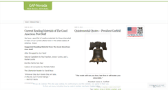Desktop Screenshot of gapnevada.wordpress.com