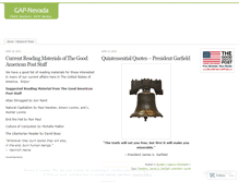 Tablet Screenshot of gapnevada.wordpress.com