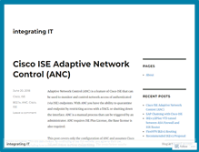 Tablet Screenshot of integratingit.wordpress.com