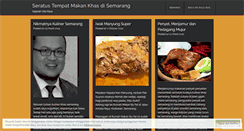 Desktop Screenshot of kulinerkhassemarang.wordpress.com
