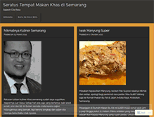 Tablet Screenshot of kulinerkhassemarang.wordpress.com