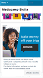 Mobile Screenshot of mediacampsicilia.wordpress.com