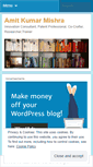 Mobile Screenshot of mishraamit.wordpress.com