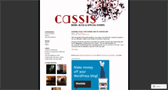 Desktop Screenshot of cassisvancouver.wordpress.com