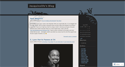 Desktop Screenshot of joaquinslife.wordpress.com