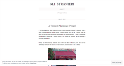 Desktop Screenshot of glistranieri.wordpress.com