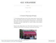 Tablet Screenshot of glistranieri.wordpress.com