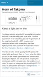 Mobile Screenshot of hornoftakoma.wordpress.com