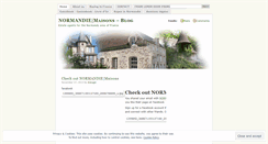 Desktop Screenshot of normandiemaisons.wordpress.com