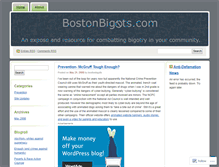 Tablet Screenshot of bostonbigots.wordpress.com