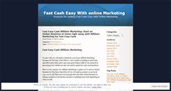 Desktop Screenshot of fastcasheasy.wordpress.com