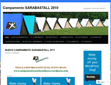 Tablet Screenshot of campamentosarabastall2010.wordpress.com