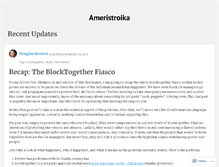 Tablet Screenshot of ameristroika.wordpress.com