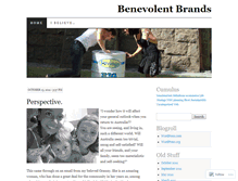 Tablet Screenshot of benevolentbrands.wordpress.com