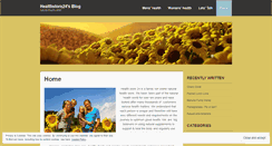 Desktop Screenshot of healthstore24.wordpress.com