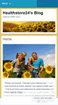 Mobile Screenshot of healthstore24.wordpress.com