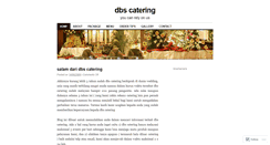 Desktop Screenshot of dbscatering.wordpress.com