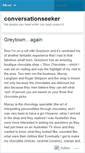 Mobile Screenshot of conversationseeker.wordpress.com