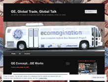 Tablet Screenshot of geworldtrade.wordpress.com