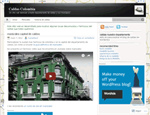 Tablet Screenshot of caldascolombia.wordpress.com