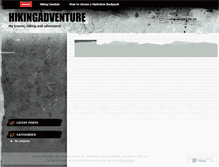 Tablet Screenshot of hikingadventure.wordpress.com