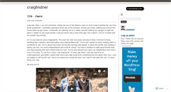 Desktop Screenshot of craiglindner.wordpress.com
