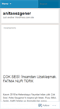 Mobile Screenshot of anitasezgener.wordpress.com