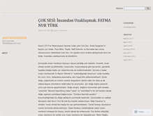Tablet Screenshot of anitasezgener.wordpress.com