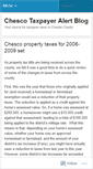 Mobile Screenshot of chescotaxpayeralert.wordpress.com