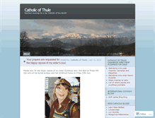 Tablet Screenshot of catholicofthule.wordpress.com