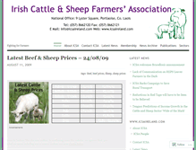 Tablet Screenshot of icsaireland.wordpress.com