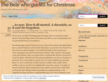 Tablet Screenshot of msbearcj.wordpress.com